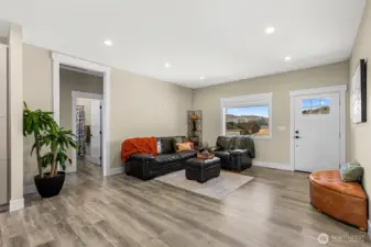 Living room with views to the West