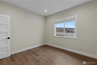 second bedroom providing beautiful views to the East