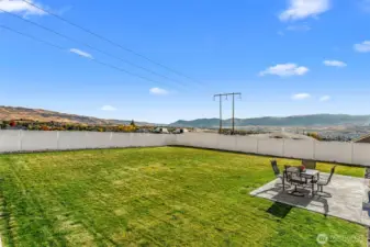 Views to the Southeast offer a great space for entertaining guests.