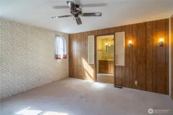 Primary Bedroom with attached bath including W/D