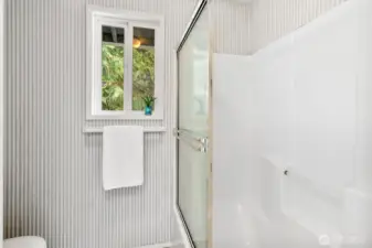 secondary bath, sepwerate toilet/