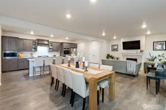 Spacious open floor plan