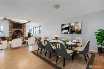 Virtually Staged Great room