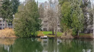 Simply stunning location right on Echo Lake with private community waterfront, park & dock.