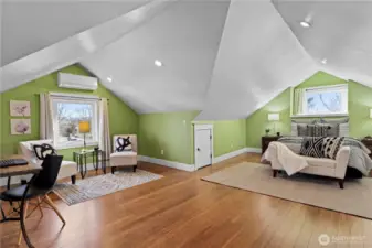 A beautiful retreat with vaulted ceilings