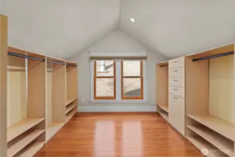 Now this is a walk-in closet!