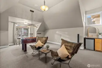 Oversized flex space perfect for guests too