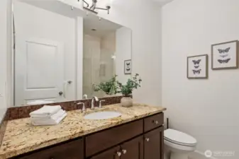 Main floor 3/4 bathroom