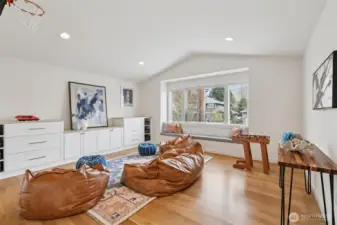 Upstairs family room