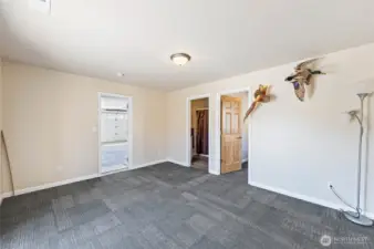 Second living space attached to main garage