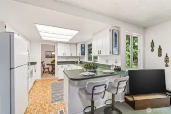 unit 1 kitchen with eating space