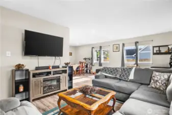 Spacious living area