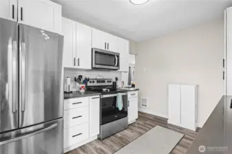 All New Stainless Steel Appliances