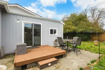 New Back Deck, Slider and Windows