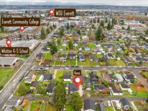 Award Winning Whittier Elementary, Everett Community College & WSU Everett Campus all nearby.