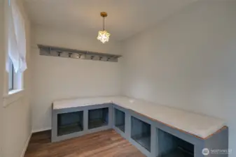 Mudroom entry