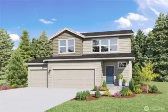 Rendering is representational. Actual home is under construction and colors and finishes will vary. See site agent for details.