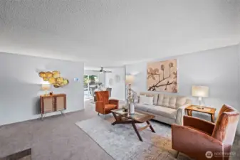 Living room, view from front door