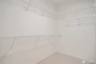 Primary large walk-in closet