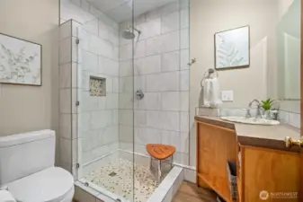 Bathroom lower level