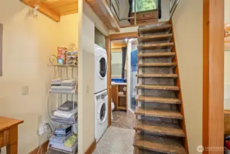 Stairs to loft cottage