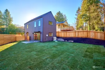 Scandinavian-inspired new construction with Board-n-Batten exterior on spacious 3,800 sq ft lot with fully fenced yard expanding living space to the outdoors. This is perfect for garden, pets or play!