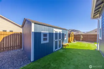 Spacious Shed.