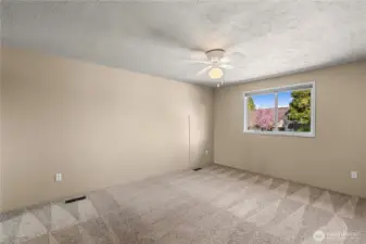 Upper level second bedroom.