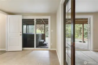Lots of Light from Sliding Doors!