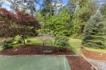 Enjoy the Privacy and Gardens!