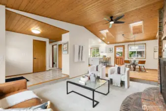 Open concept flloor plan makes everyday living & entertaining easy.