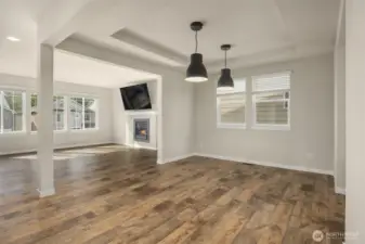 Dining Room Open to the Great Room