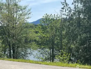 Paved Leland Valley road at entrance to parcels.