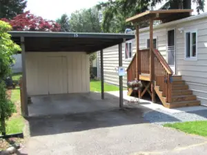 COVERED PARKING & MAIN ENTRY.
