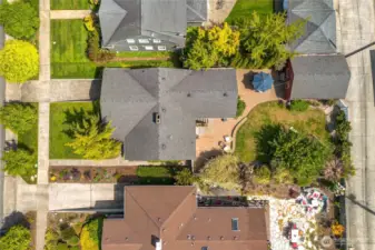 Outdoor entertainment this summer will be a breeze, thanks to two patios, a newly painted shop, enhanced backyard landscaping including trees and fencing, and upgraded front yard sprinkler system.