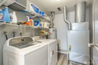 Washer dryer utility room