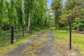 Feel yourself relax as you go through the gate