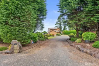 Beautifully landscaped, circular driveway.   T Mobile 5G Home internet  Fiber optic at the home, ready for activation  RING security system  Davis Instruments roof mount weather system