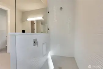 Large Primary Suite • Custom Tile Shower • Double Vanities • Custom Title Flooring