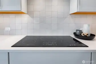 36" Induction Cooktop offers quick meal prep.