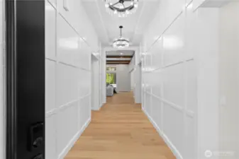 This Glamorous Entry Foyer sets the tone for a beautiful Home.