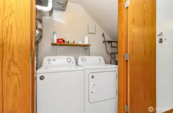 The washer and dryer will stay with the home.
