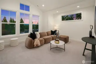 Flexible upper floor bonus space