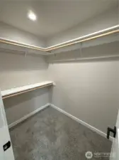 Primary walk in closet