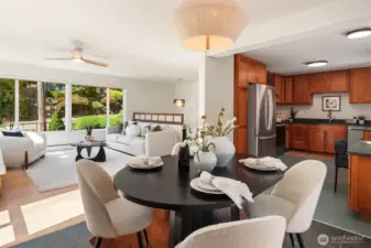 Hosting is effortless with this relaxed floor plan.