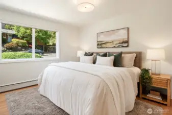 NW-facing ensuite primary on main floor.