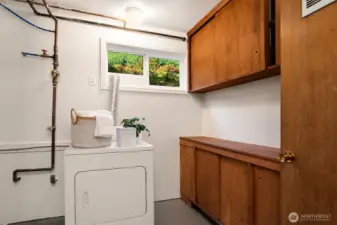 Laundry and utility room.
