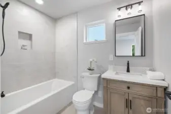 Oversize soaking tub