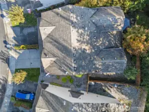 Birdseye view of townhouse