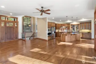 open light filled living spaces